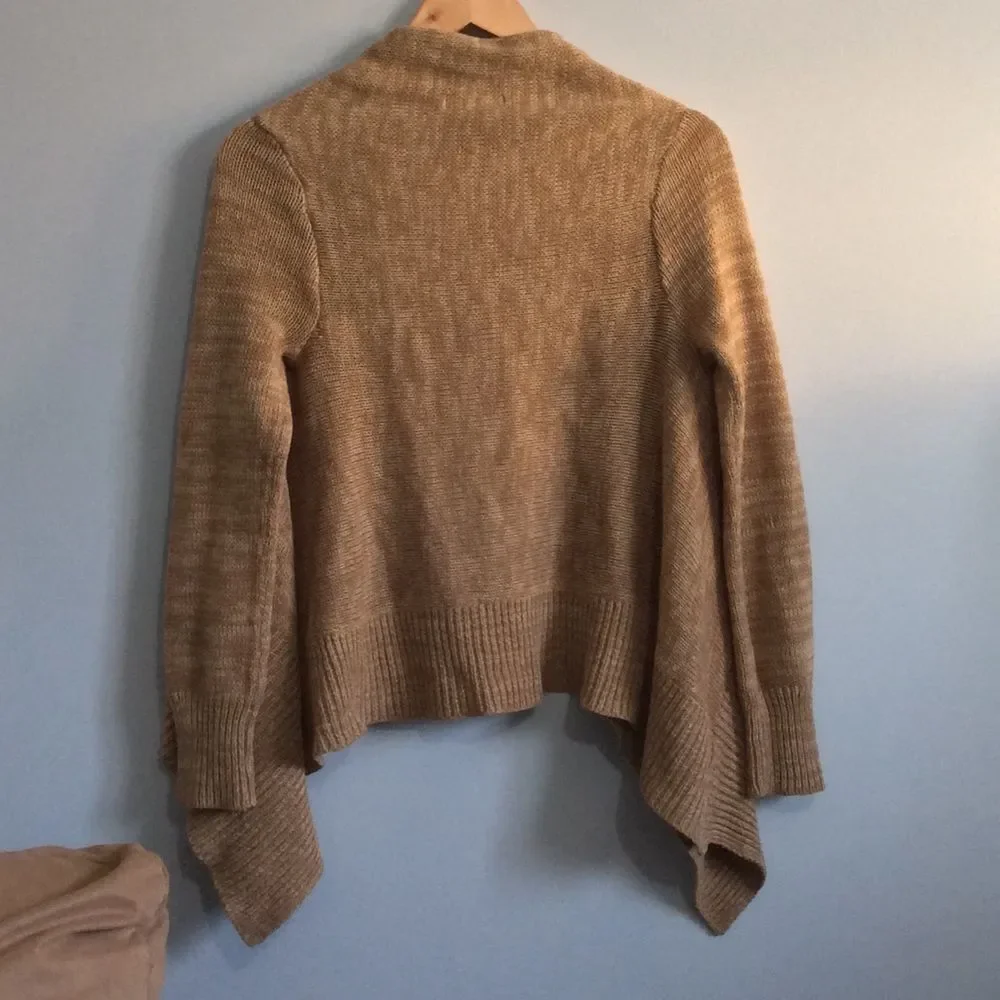 Tan Knit Cardigan - Picture 9 of 9